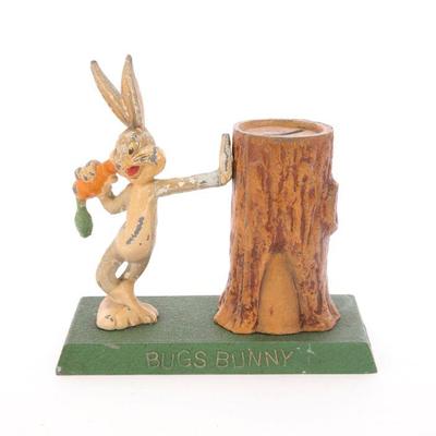 Cast Iron Bugs Bunny bank