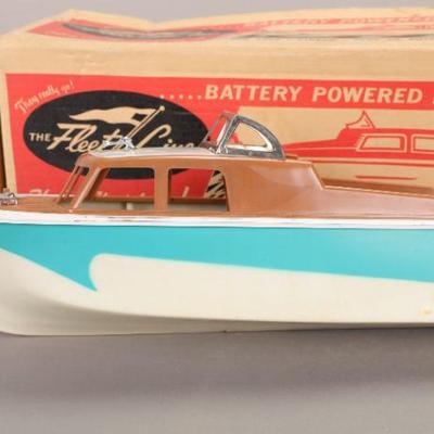 Fleet Line battery op boat