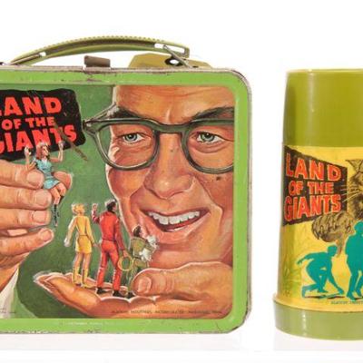 Land of the Giants metal lunch box and thermos