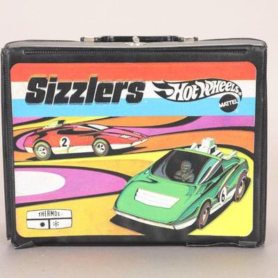 Sizzlers hot Wheels vinyl lunch box