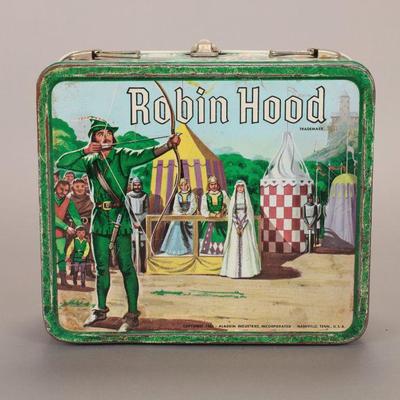 Sale Photo Thumbnail #376: Robin Hood metal lunchbox