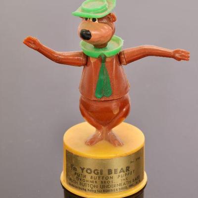 Yogi Bear push puppet