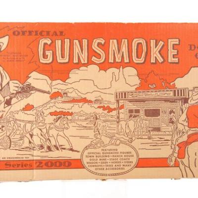 Gunsmoke- Dodge City Marx Play Set
