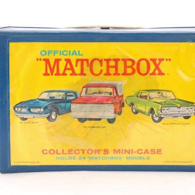Matchbox 24 cars collection & case