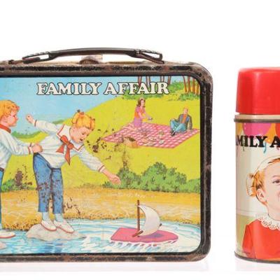 Family Affair metal lunch box & thermos