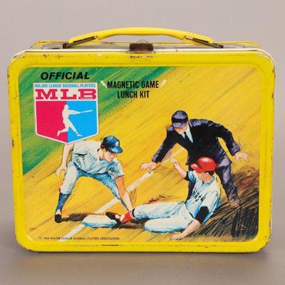 MLB Baseball metal lunch box