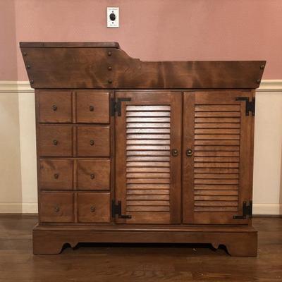 Ethan Allen Dry Sink with Copper tray