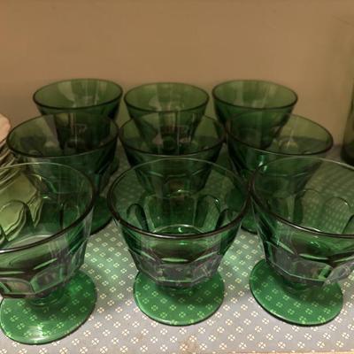 green sundae dishes