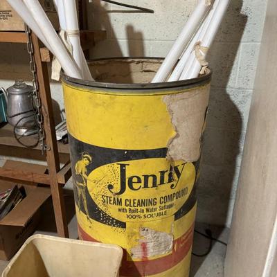 Fiberglass advertising barrel