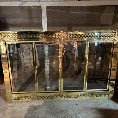 Brass Fireplace Screen