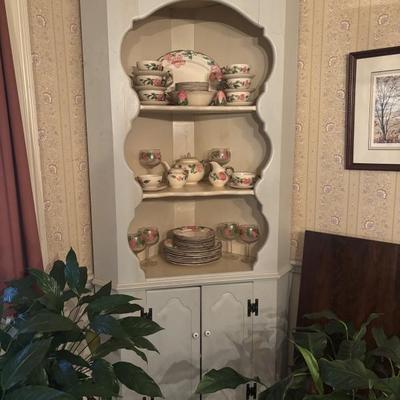 Shannon Crystal & Little Princess House Cake Stands/Cloches, Portugal White Cabbage Bowl/Footed