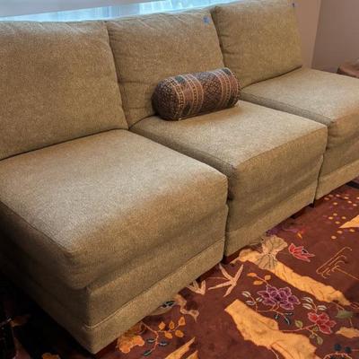 Mitchell Gold 4-piece sectional. Modular units separate. Great condition!