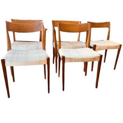 Lot 003-079   
Troeds Bjarnum, Made In Sweden Dining Chairs, Five (5)