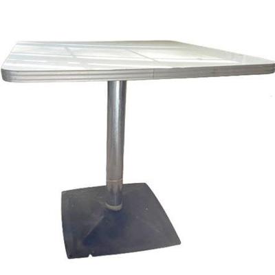Lot 175   
Chrome and Formica Pedestal Table, By National Store Fixtures