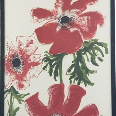 Lot 182 
Donna Carmel, Acrylic, Poppies