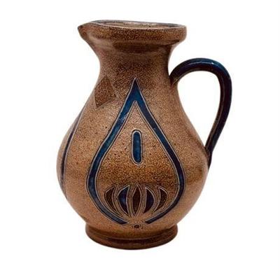 Lot 007   
Handmade Ceramic Stoneware Salt Glazed Pitcher