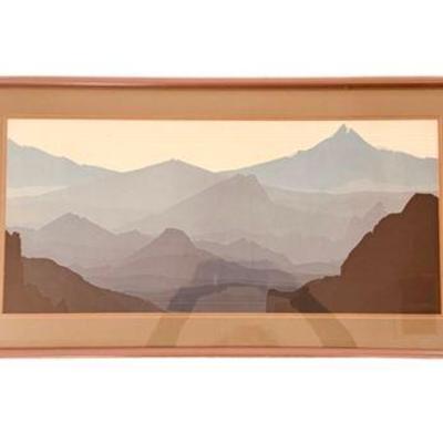 Jerry Schurr Landscape Lithograph