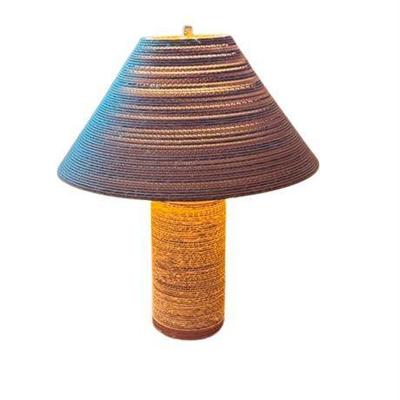 Lot 019-095   
Gregory Van Pelt Corrugated “Flute” Table Lamp