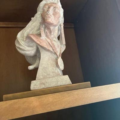 Available in Auction - Lot 18 - Alabaster Woman Sculpture