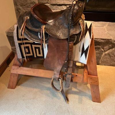 Available in Auction - Lot 37 - Vintage Western Saddle