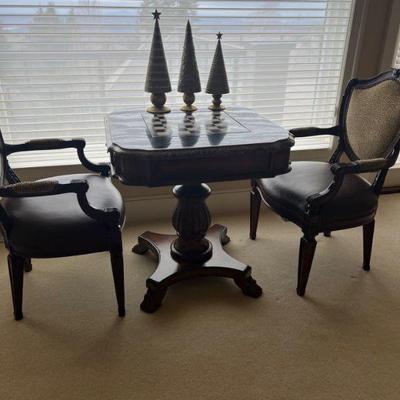 Available in Auction - Lot 7 - Butler Specialty Heritage Pedestal Game Table