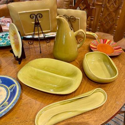 Russel Wright Oneida Chartreuse Dishes