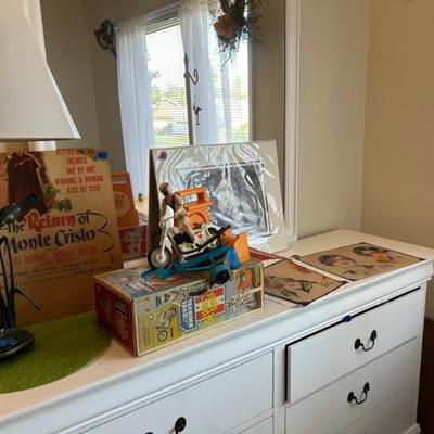 White dresser (Evil Knievel sold) 