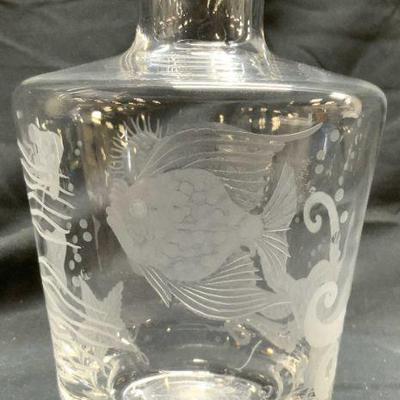 FRUTI DI MARE Bohemian Gls Vase W Frosted Detail
