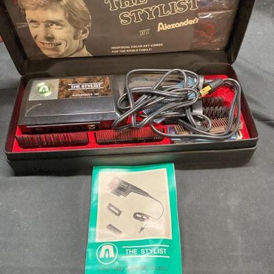 Vtg The Stylist by Alexanders with Case
