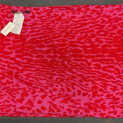 Banana Republic Pink/Red Cotton Scarf NWT

