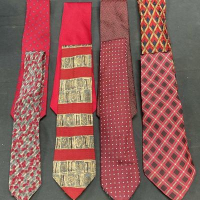 Group Lot Valentino & More Silk Ties, Italy
