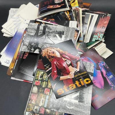 Group Lot 50+ Advertising Postcards Ephemera
