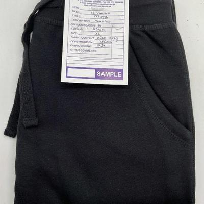TM Export Black Cotton Blend Sweatpants NWT
