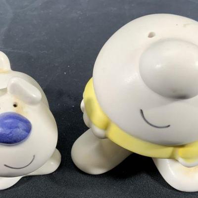 Vintage Ziggy & Dog Salt & Pepper Shakers

