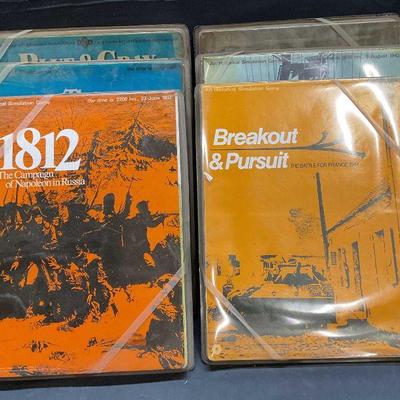 Lot 6 Historical Simulation Games, 1970s
