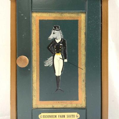 ERDENHEIM FARM SOUTH Wood Key Hook Wall Cabinet
