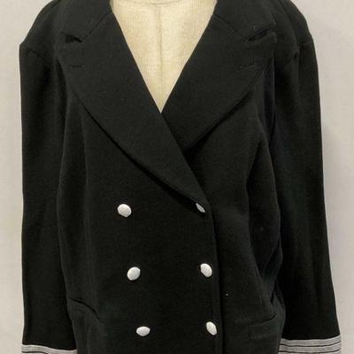 Ralph Lauren Black Cotton Jacket NWT
