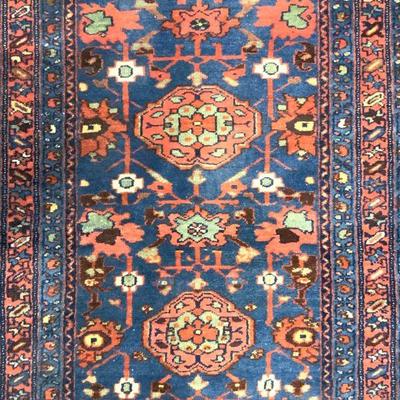 Vintage Handmade Persian Wool Area Rug
