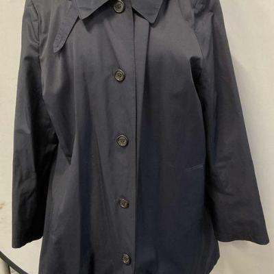 Ralph Lauren Blue Cotton Trench Coat
