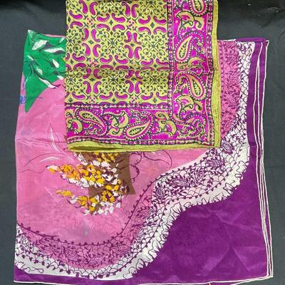 Lot 2 Symphony Pink Floral Scarf, More
