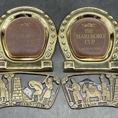 Lot 4 Marlboro Cup Coasters & Judaica Accessories
