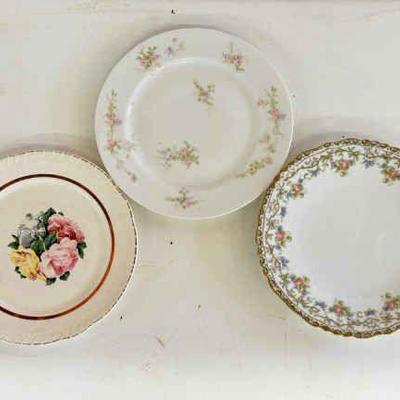 (3) Limoges Charger Plates
