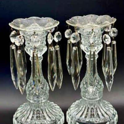 Vintage Candlestick Holders-UV Reactive
