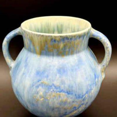 Roseville Pottery Tourmaline Vase With Sticker
