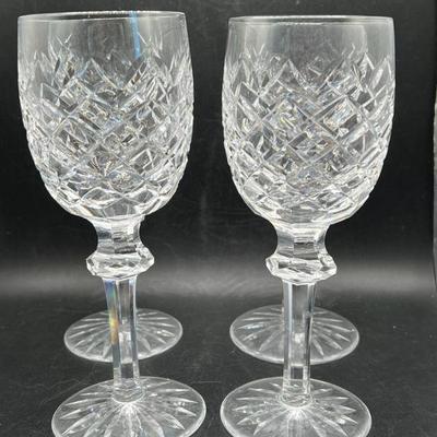 (4) Waterford Crystal Stemware Powerscourt Claret Wine Glass
