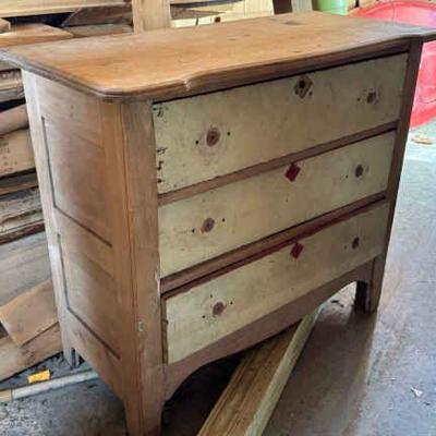 Vintage Oak Chest Of Drawers - Great Project
