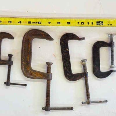 (4) Vintage Clamps
