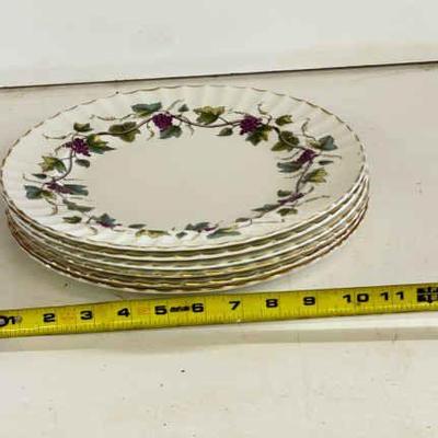 (6) Royal Worcester BACCHANAL Dinner Plates
