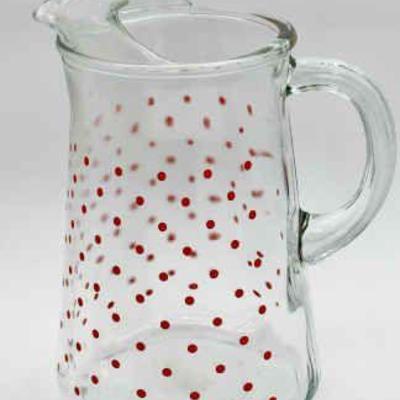 Polka Dot Vintage Pitcher
