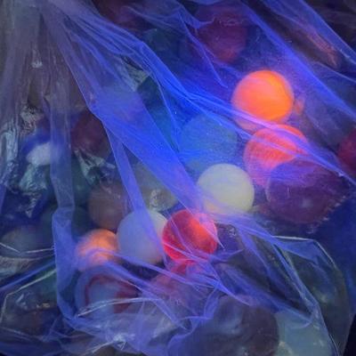 Collection of Old Marbles - Some with 365nm & 395nm Ultraviolet Glow!
